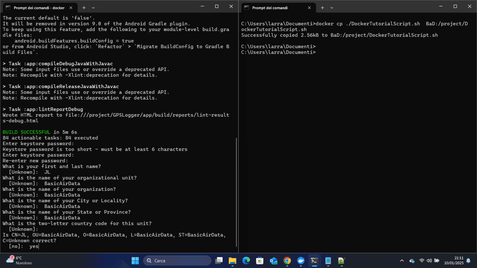 Short Tutorial Using Docker to build Android apk Basic Air